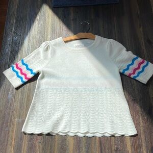 Odd Molly Women’s Cashmere Sweater Short Sleeve EUC Sz S